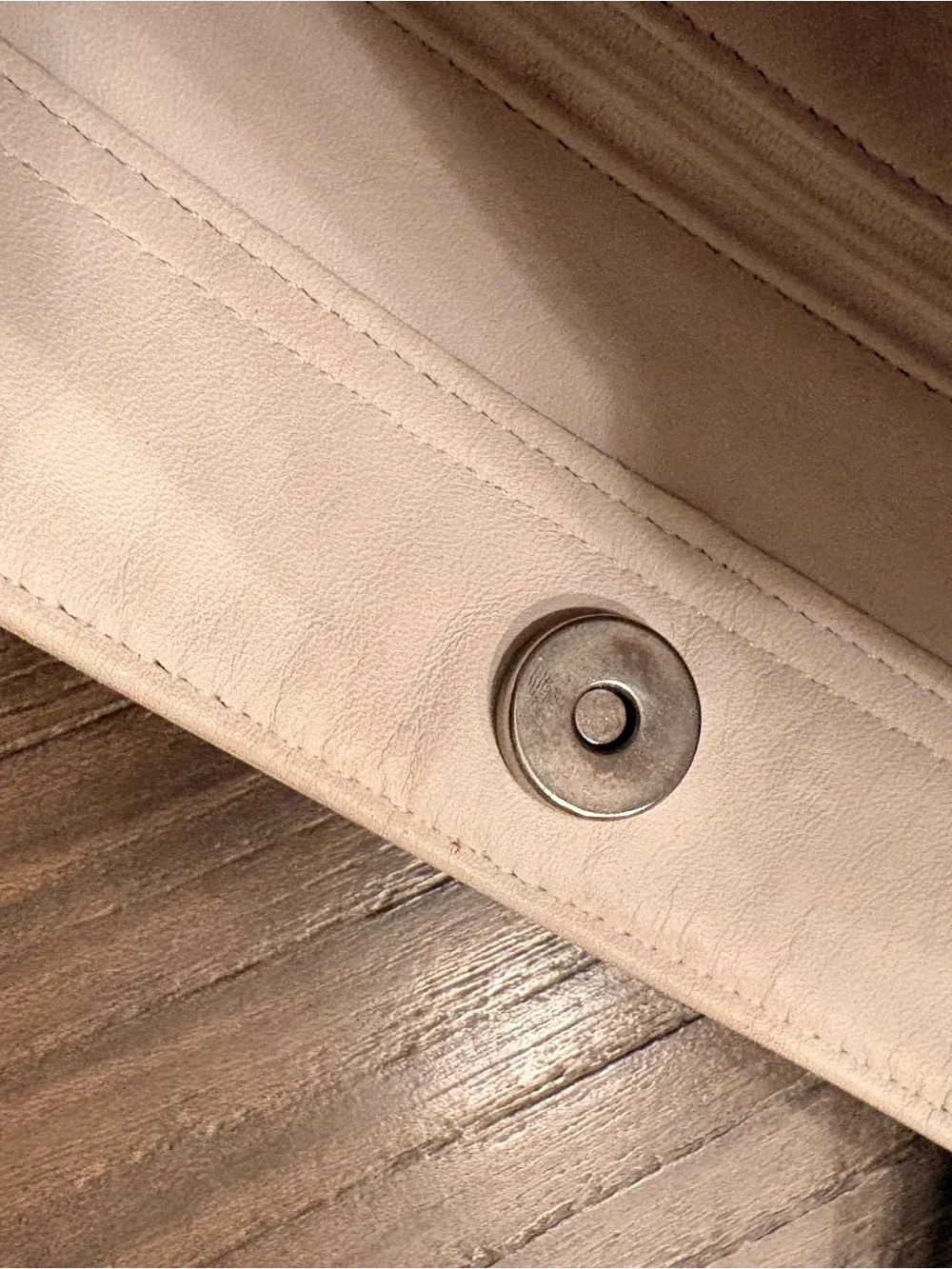 Classic Coach White Leather Tote Bag